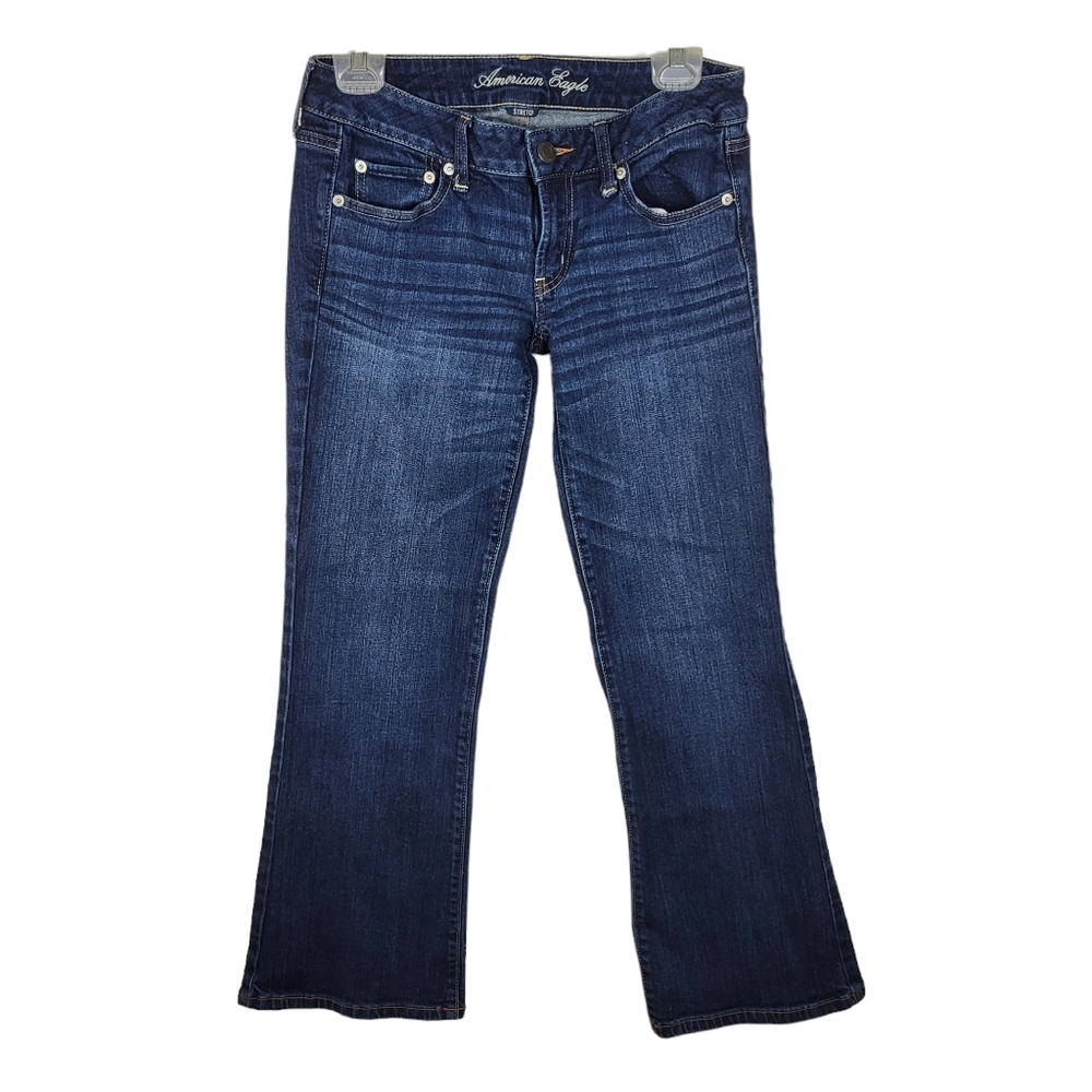 American Eagle Outfitters Dark Blue Boot Cut Jeans